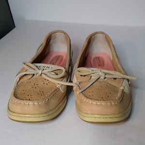 Sperry Top Sider . Women's Boat shoes Brown , size 9 W.